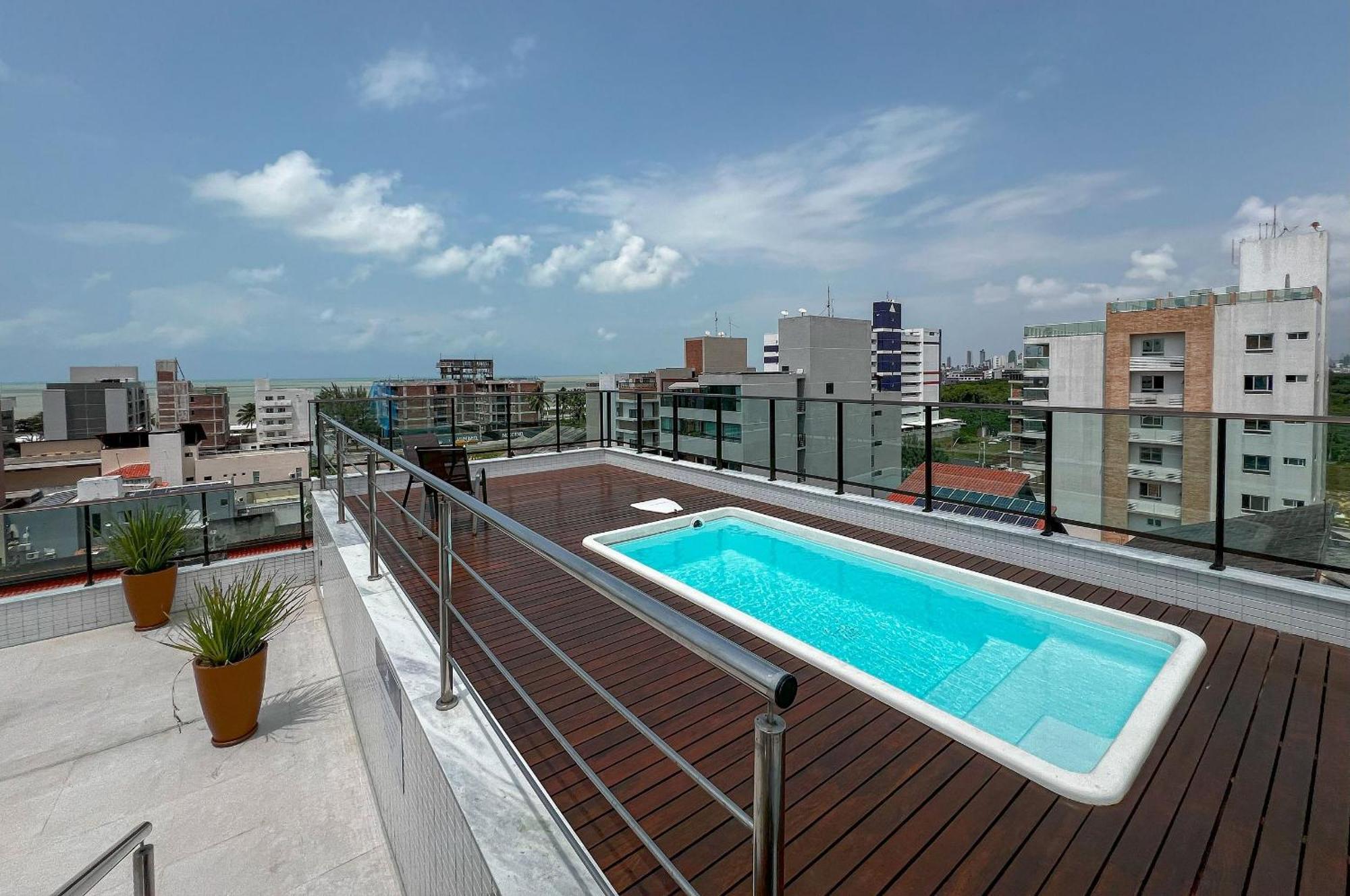 Studio Luxo 150M Praia Intermares 3 Pessoas 卡贝德卢 外观 照片